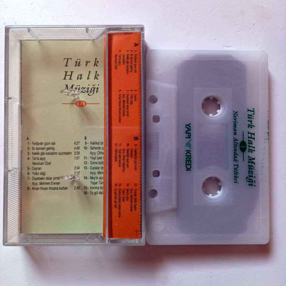 TÜRK HALK MÜZİĞİ 1/1 - NERİMAN ALTINDAĞ TÜFEKÇİ - KASET 2.EL