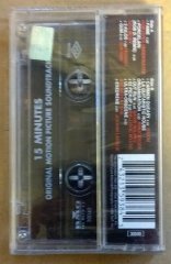 15 MINUTES SOUNDTRACK CASSETTE 2001 GUS GUS DAVID HOLMES PRODIGY MOBY MADE IN TURKEY ''NEW''