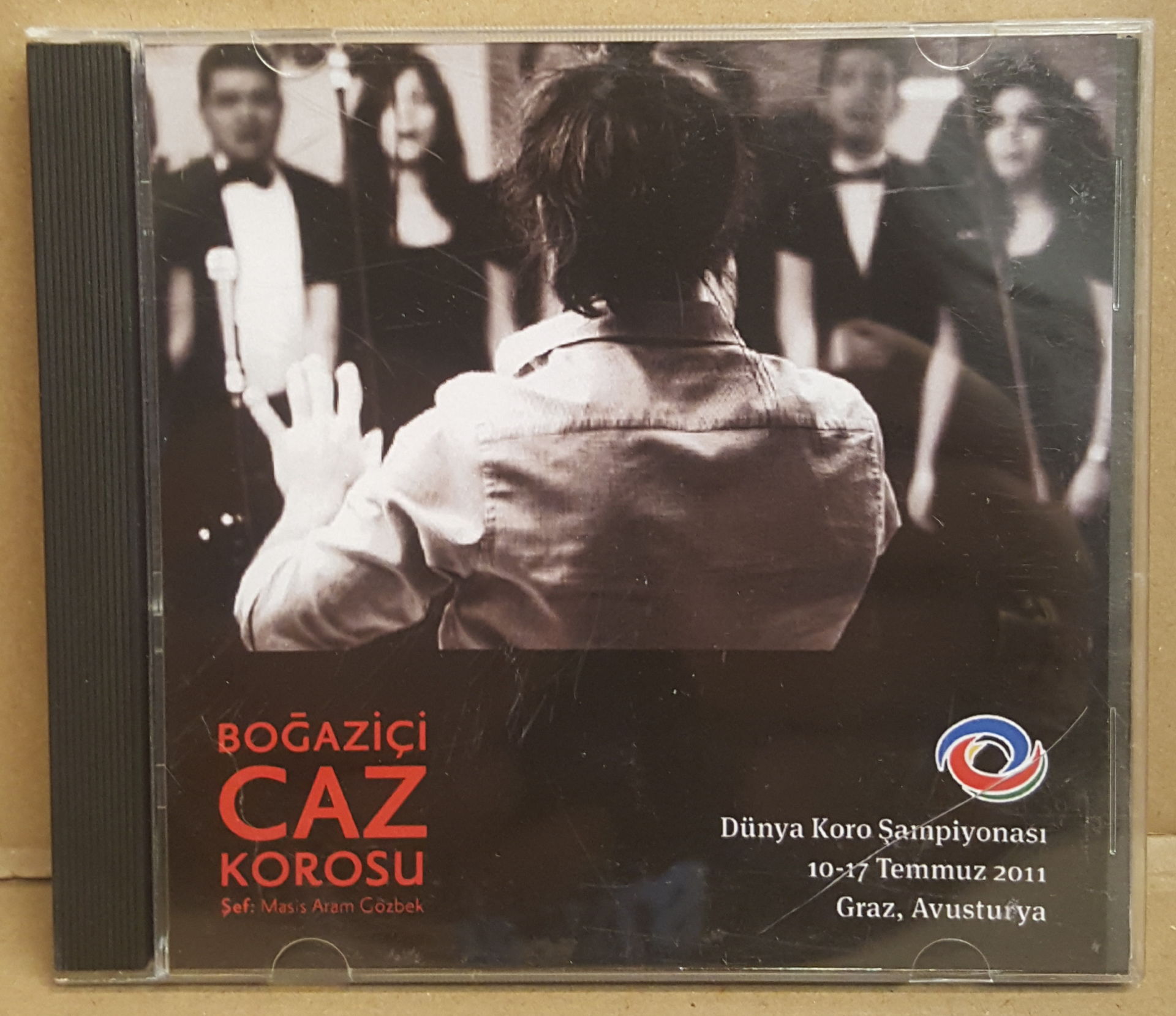 BOĞAZİÇİ CAZ KOROSU - DÜNYA KORO ŞAMPİYONASI 10-17 TEMMUZ 2011 GRAZ AVUSTURYA KONSER KAYITLARI - CD-R 2.EL