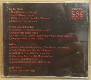 BOĞAZİÇİ CAZ KOROSU - DÜNYA KORO ŞAMPİYONASI 10-17 TEMMUZ 2011 GRAZ AVUSTURYA KONSER KAYITLARI - CD-R 2.EL