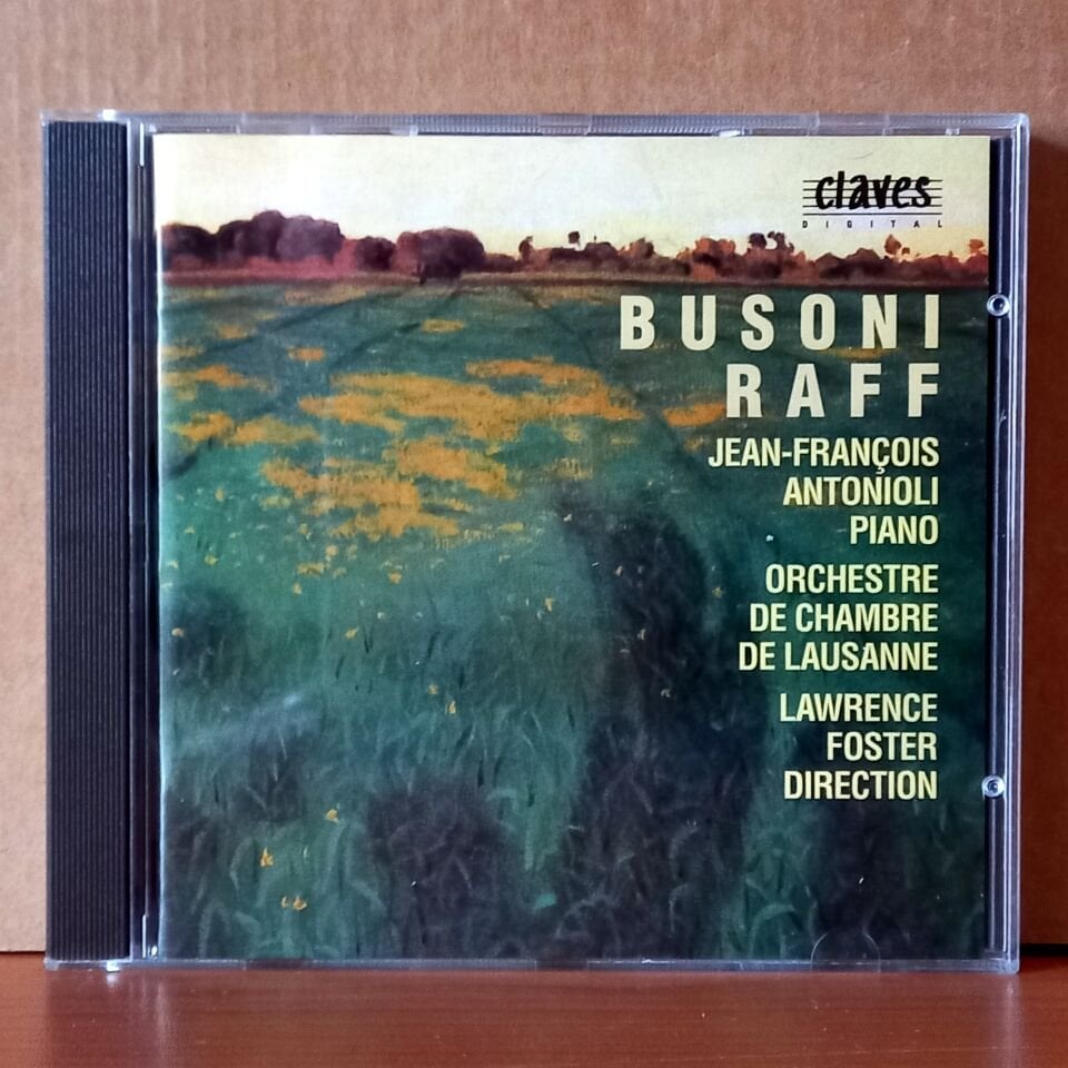 BUSONI / RAFF / WORKS FOR PIANO AND ORCHESTRA / JEAN-FRANÇOIS ANTONIOLI, ORCHESTRE DE CHAMBRE DE LAUSANNE, LAWRENCE FOSTER (1988) - CD 2.EL