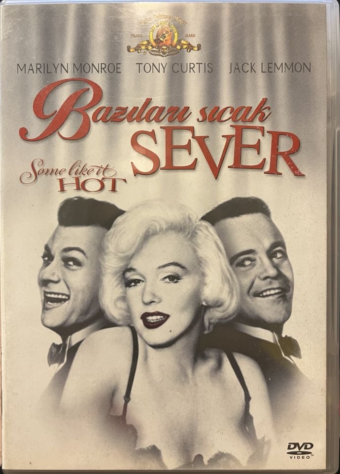 BAZILARI SICAK SEVER - SOME LIKE IT HOT - MARILYN MONROE - TONY CURTIS - JACK LEMMON - BILLY WILDER - DVD 2.EL