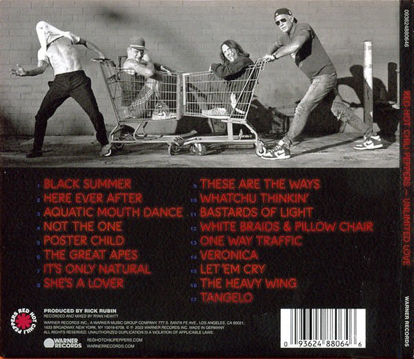 RED HOT CHILI PEPPERS – UNLIMITED LOVE (2022) - CD DIGISLEEVE AMBALAJINDA SIFIR