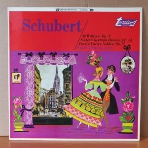 SCHUBERT: 36 WALTZES OP.9, SIXTEEN GERMAN DANCES OP.33, TWELVE VALSES NOBLES OP.77 / WALTER HAUTZIG (1966) - LP 2.EL PLAK