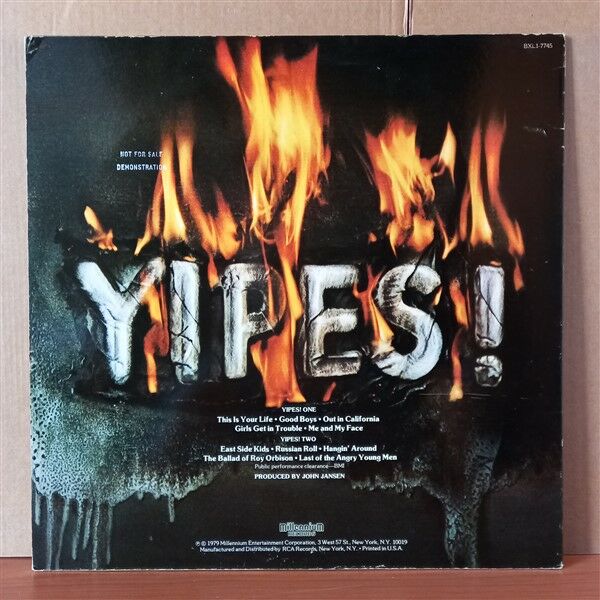 YIPES! – YIPES! (1979) - LP 2.EL PLAK