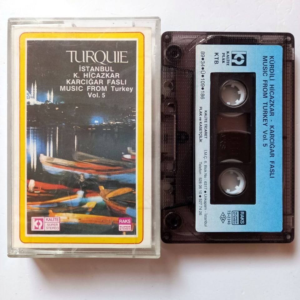 KÜRDİLİ HİCAZKAR - KARCIĞAR FASLI (1989) - KASET 2.EL