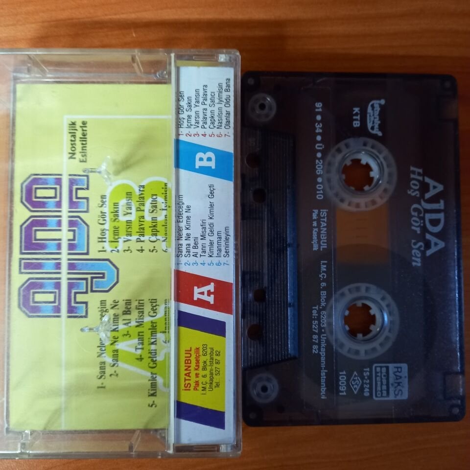 AJDA PEKKAN - HOŞ GÖR SEN (1991) - KASET 2.EL