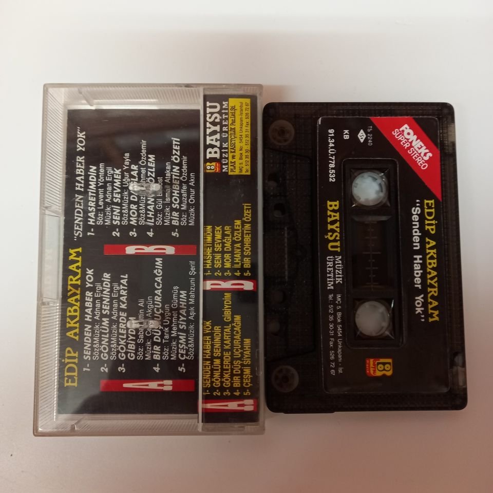 EDİP AKBAYRAM - SENDEN HABER YOK (1991) - KASET 2.EL