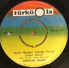 MİHRİCAN BAHAR - HALİME KIZ / ANAM BEŞİĞİNİ SOKAĞA ATMIŞ 7'' 45 DEVİR