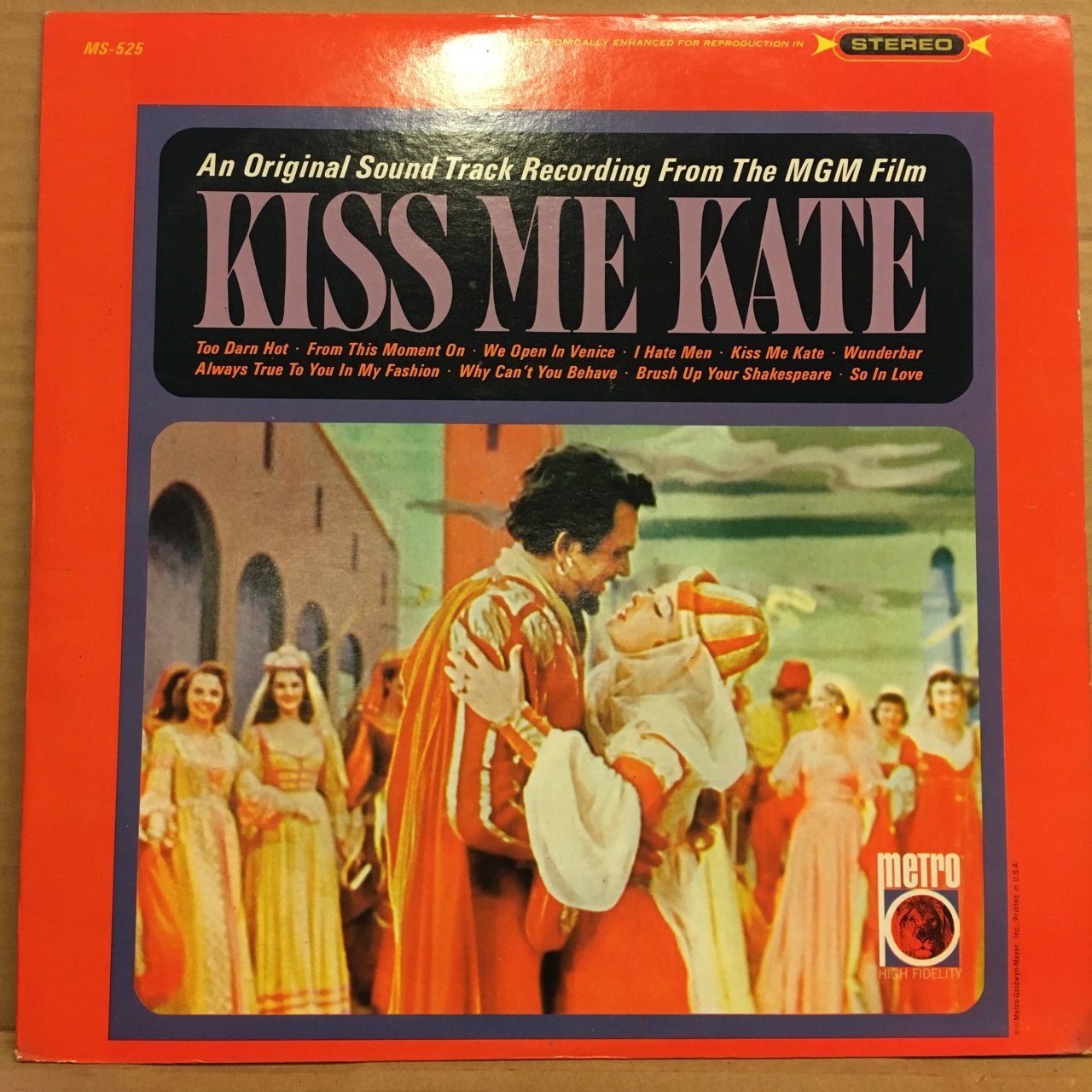 KISS ME KATE SOUNDTRACK  COLE PORTER (1965) 2.EL PLAK