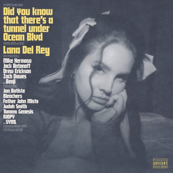 LANA DEL REY - DID YOU KNOW THAT THERE'S A TUNNEL UNDER OCEAN BLVD (2023) - 2LP BLACK VINYL GATEFOLD SIFIR PLAK