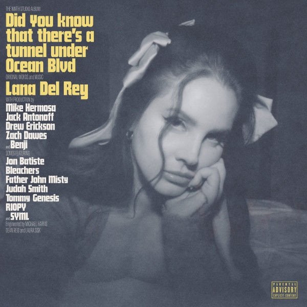 LANA DEL REY - DID YOU KNOW THAT THERE'S A TUNNEL UNDER OCEAN BLVD (2023) - 2LP BLACK VINYL GATEFOLD SIFIR PLAK