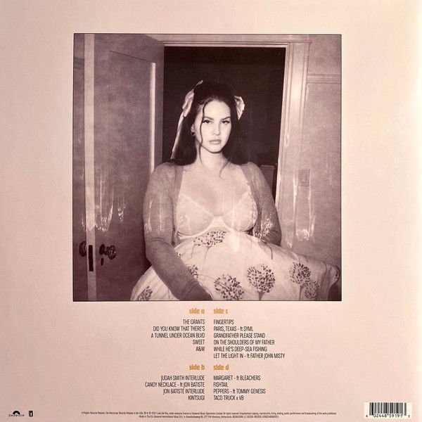 LANA DEL REY - DID YOU KNOW THAT THERE'S A TUNNEL UNDER OCEAN BLVD (2023) - 2LP BLACK VINYL GATEFOLD SIFIR PLAK