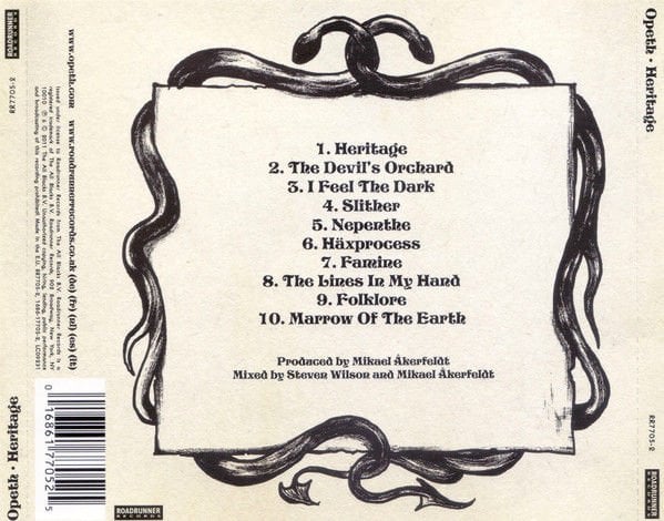 OPETH – HERITAGE (2011) - CD JEWEL CASE AMBALAJINDA SIFIR