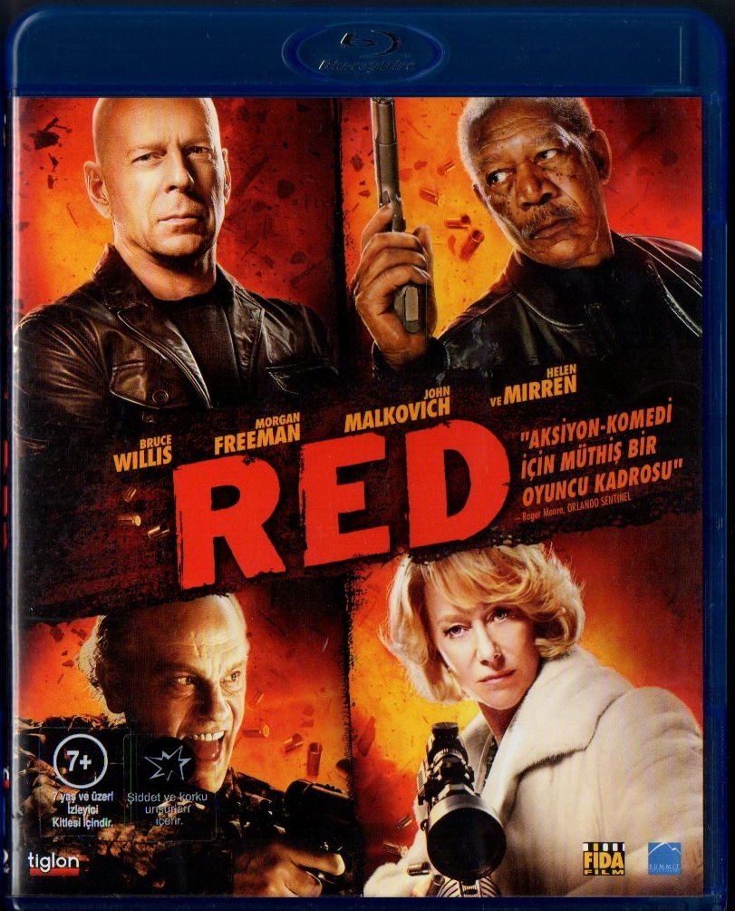 RED - BRUCE WILLIS - MORGAN FREEMAN - JOHN MALKOVICH - HELEN MIRREN - BLU-RAY 2.EL