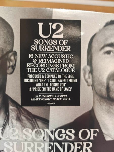 U2 - SONGS OF SURRENDER (2023) - 2LP 180GR SIFIR PLAK