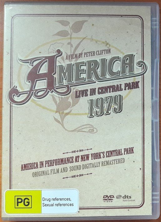 AMERICA - LIVE IN CENTRAL PARK 1979 (2008) - DVD 2.EL