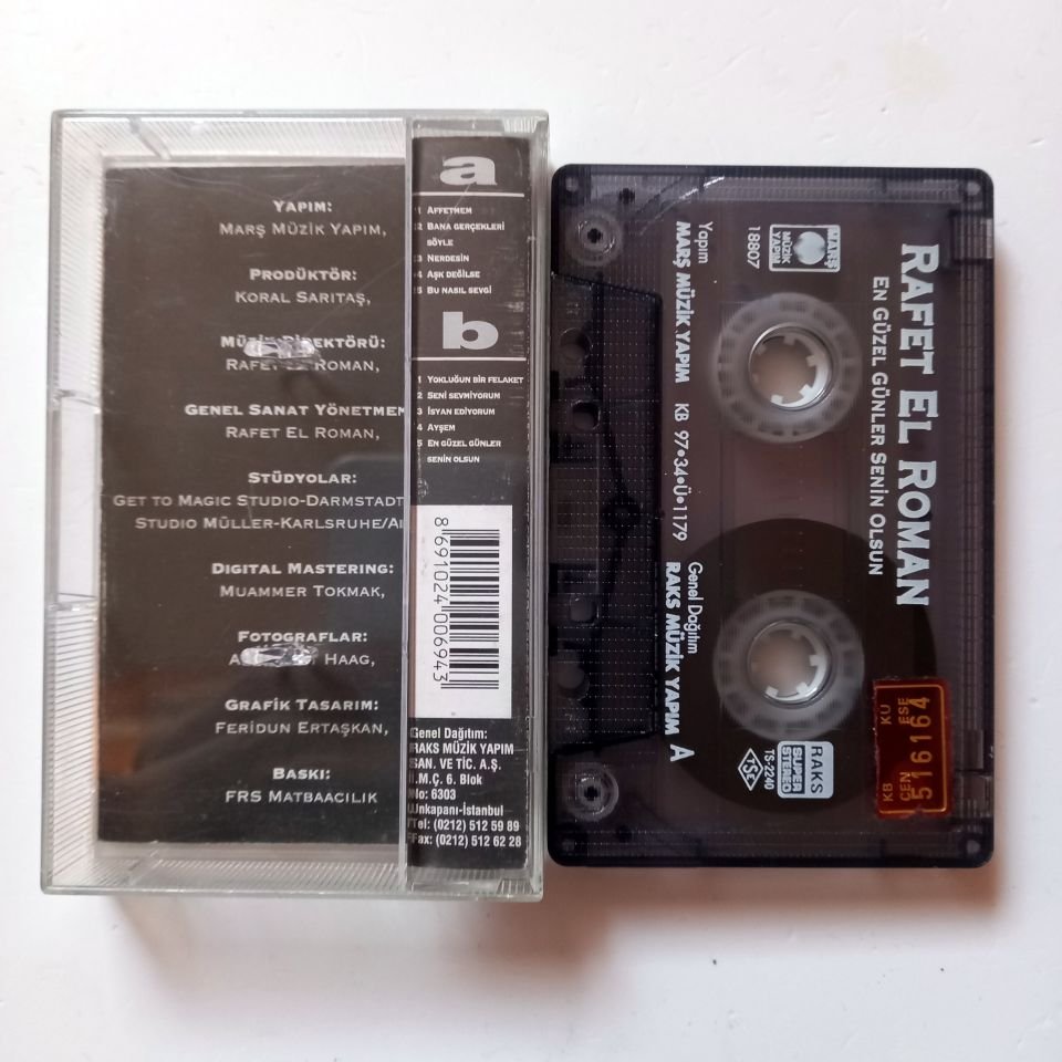 RAFET EL ROMAN - EN GÜZEL GÜNLER SENİN OLSUN (1998) - KASET 2.EL