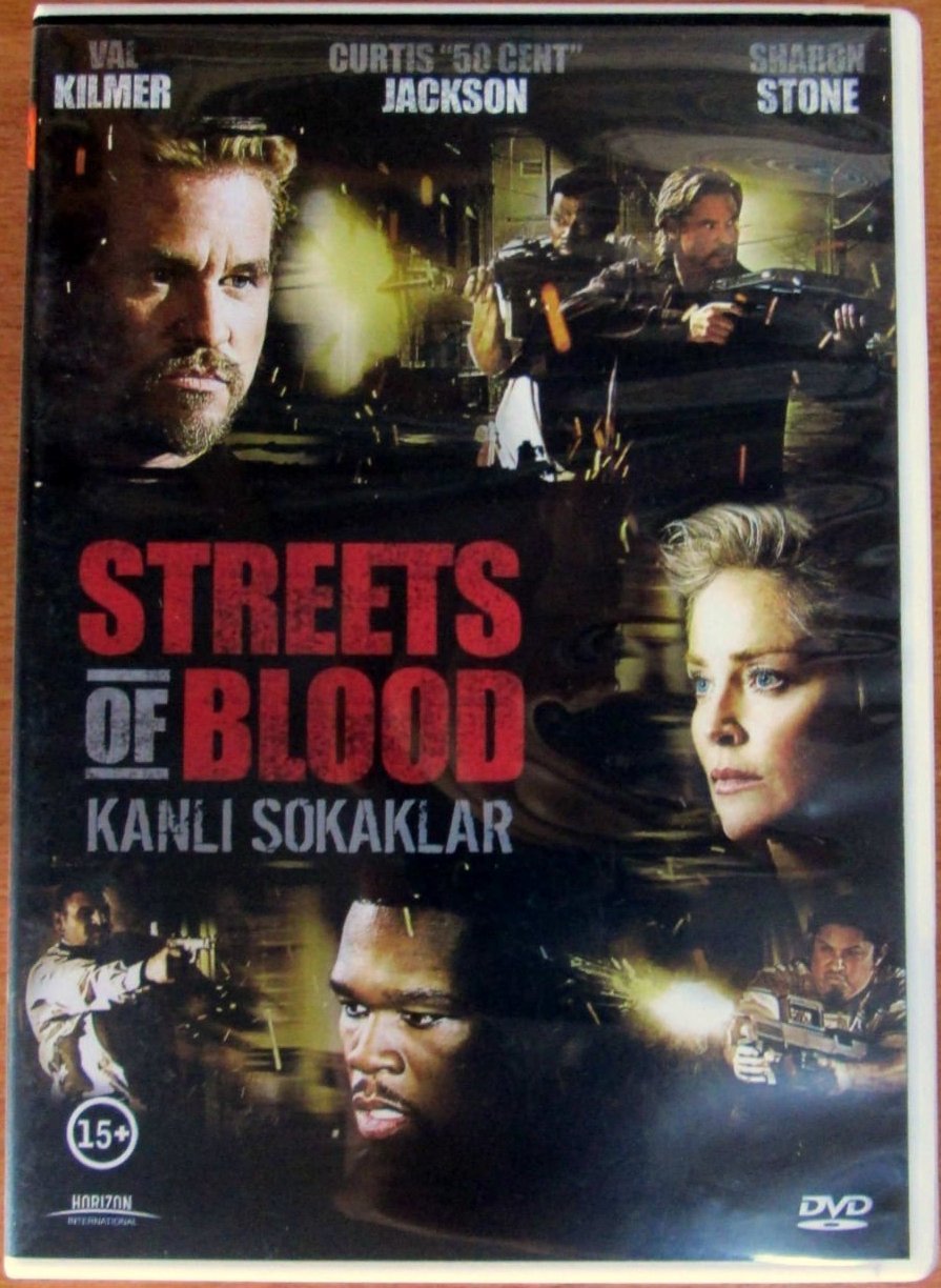 STREETS OF BLOOD - KANLI SOKAKLAR - VAL KILMER - 50 CENT - SHARON STONE - DVD 2.EL