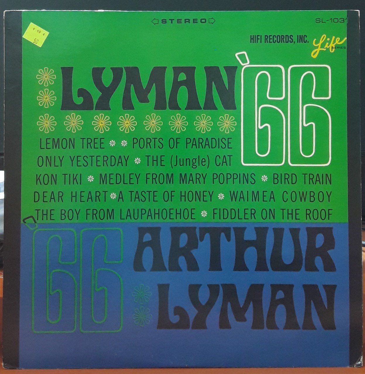 ARTHUR LYMAN - LYMAN '66 - PLAK 2.EL