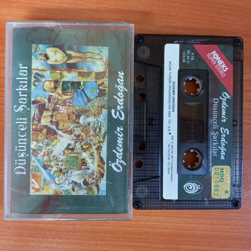 ÖZDEMİR ERDOĞAN - DÜŞÜNCELİ ŞARKILAR (1990) - KASET 2.EL