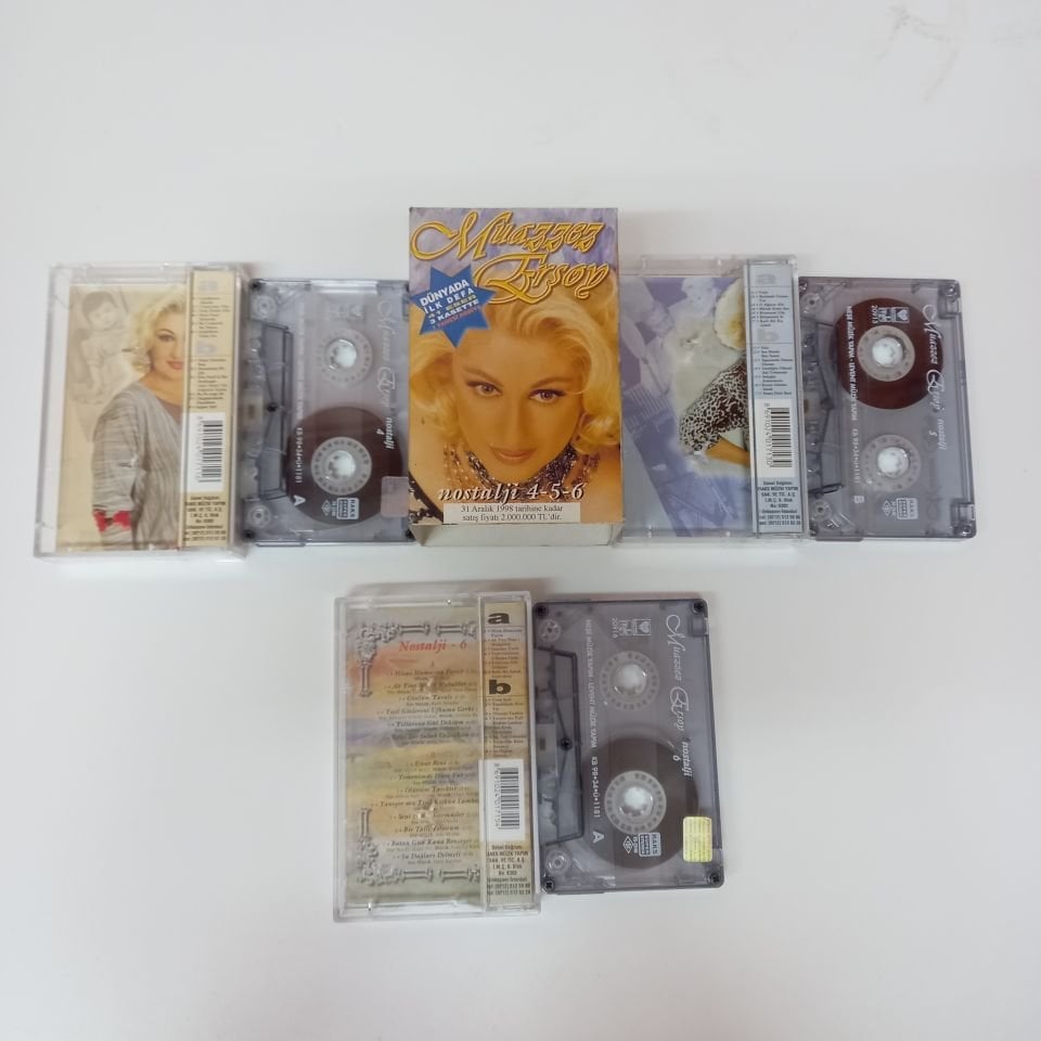 MUAZZEZ ABACI - NOSTALJİ 4,5,6 - KASET 2.EL