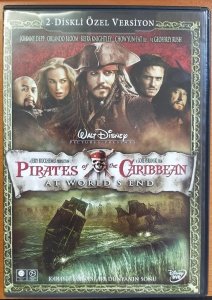 PIRATES OF THE CARIBBEAN 3 AT WORLD'S END - KARAYİP KORSANLARI 3 DÜNYANIN SONU - JOHNNY DEPP - ORLANDO BLOOM - KEIRA KNIGHTLEY - 2 DVD 2.EL