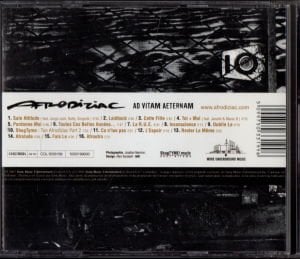 AFRODIZIAC – AD VITAM AETERNAM (2001) - CD FRANSIZCA HIP-HOP 2.EL