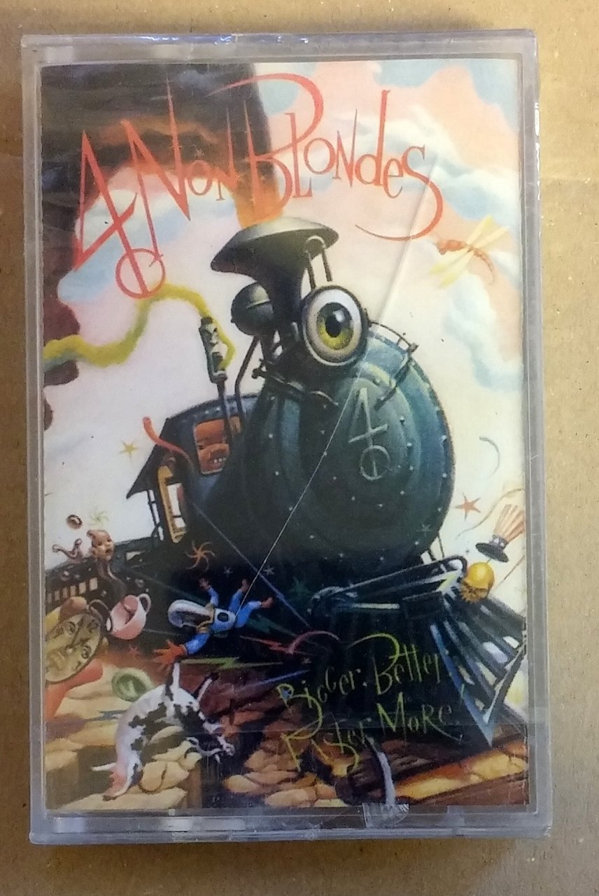 4 NON BLONDES - BIGGER BETTER FASTER MORE CASSETTE 1992 MADE IN TURKEY ''NEW''