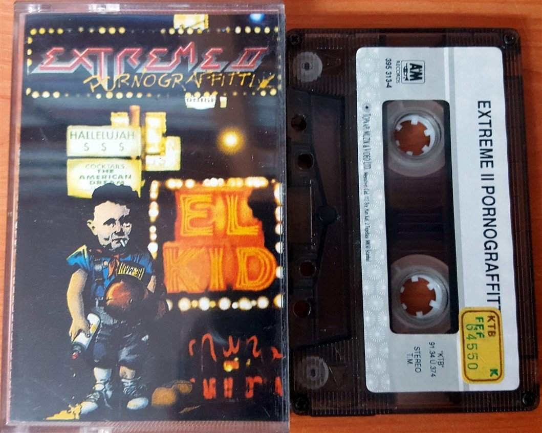 EXTREME - II PORNOGRAFFITTI (1991) TOPKAPI CASSETTE MADE IN TURKEY ''USED''