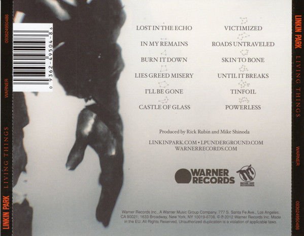 LINKIN PARK – LIVING THINGS (2012) - CD REISSUE JEWEL CASE AMBALAJINDA SIFIR