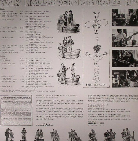 AKSAK MABOUL, MARC HOLLANDER – ONZE DANSES POUR COMBATTRE LA MIGRAINE (1977) - LP 2015 REISSUE SIFIR PLAK