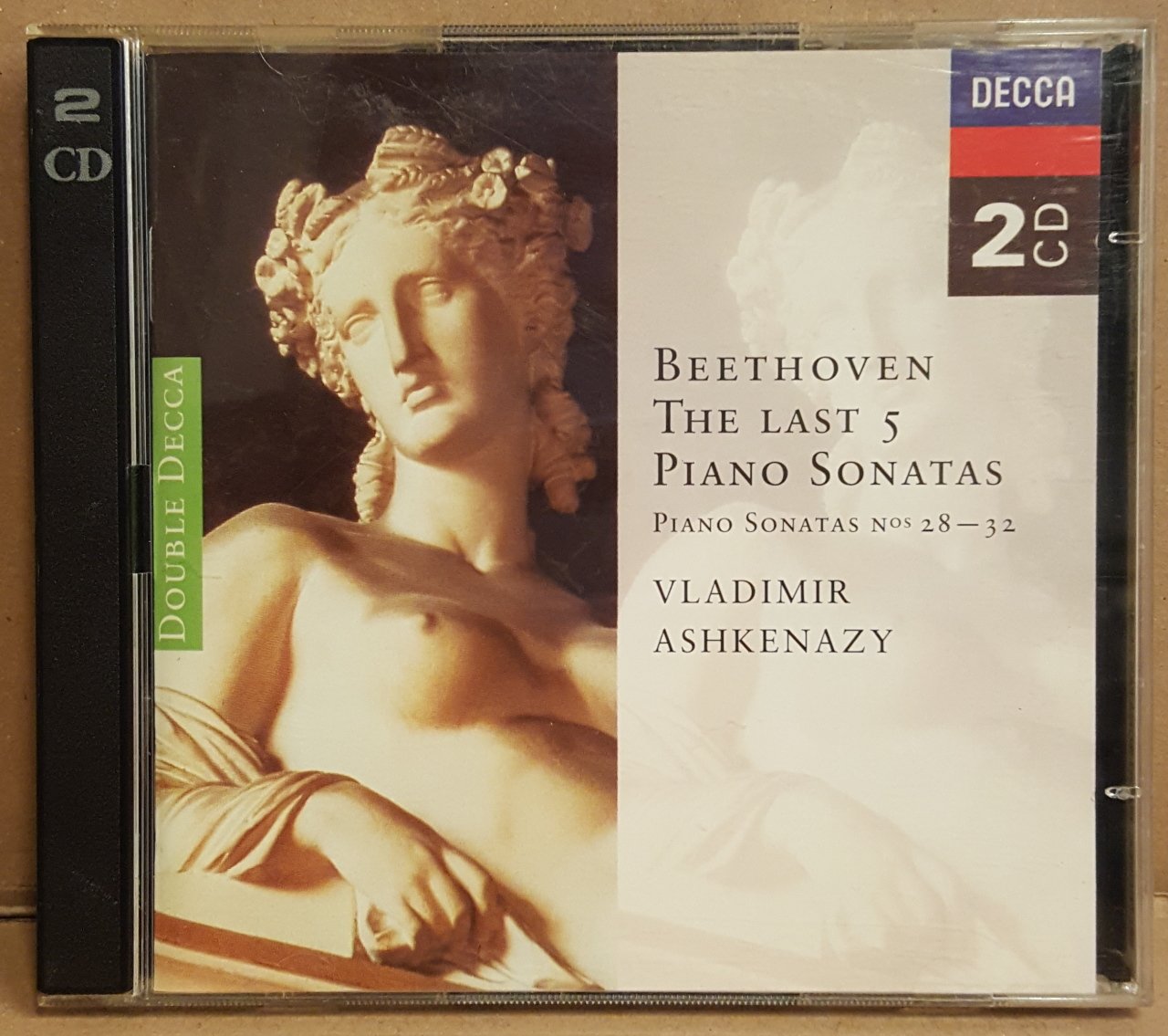 BEETHOVEN - THE LAST 5 PIANO SONATAS / VLADIMIR ASHKENAZY (1996) - 2CD 2.EL