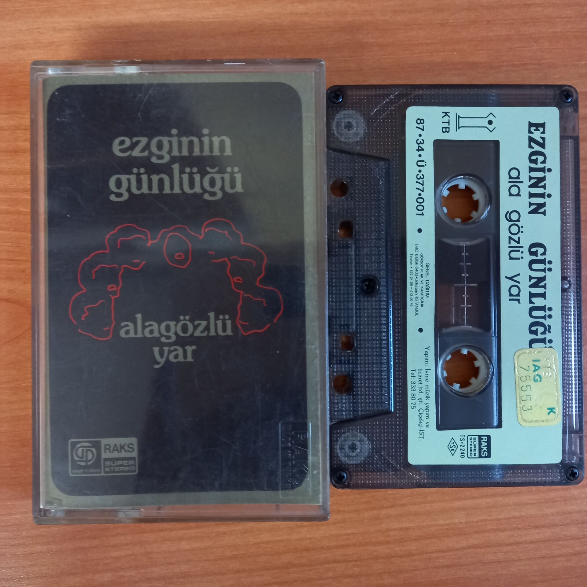 EZGİNİN GÜNLÜĞÜ - ALAGÖZLÜ YAR (1987) - KASET 2.EL