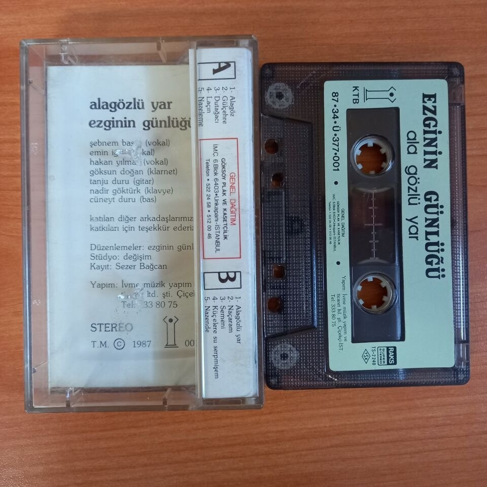 EZGİNİN GÜNLÜĞÜ - ALAGÖZLÜ YAR (1987) - KASET 2.EL