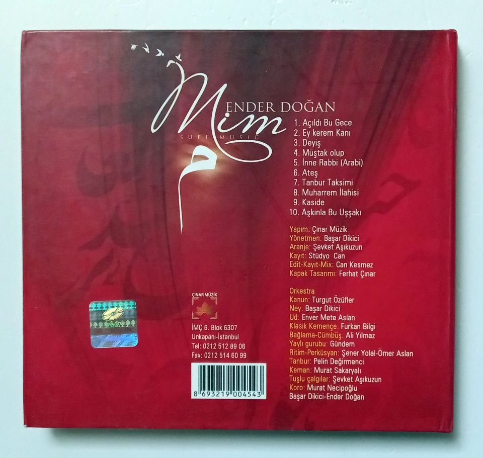 ENDER DOĞAN – MİM (2007) - CD 2.EL