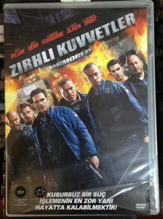 ZIRHLI KUVVETLER - ARMORED - MATT DILLON - JEAN RENO - DVD 2.EL