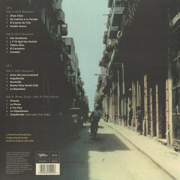 BUENA VISTA SOCIAL CLUB - BUENA VISTA SOCIAL CLUB (1997) - 2LP 180GR 2021 25TH ANNIVERSARY EDITION SIFIR PLAK