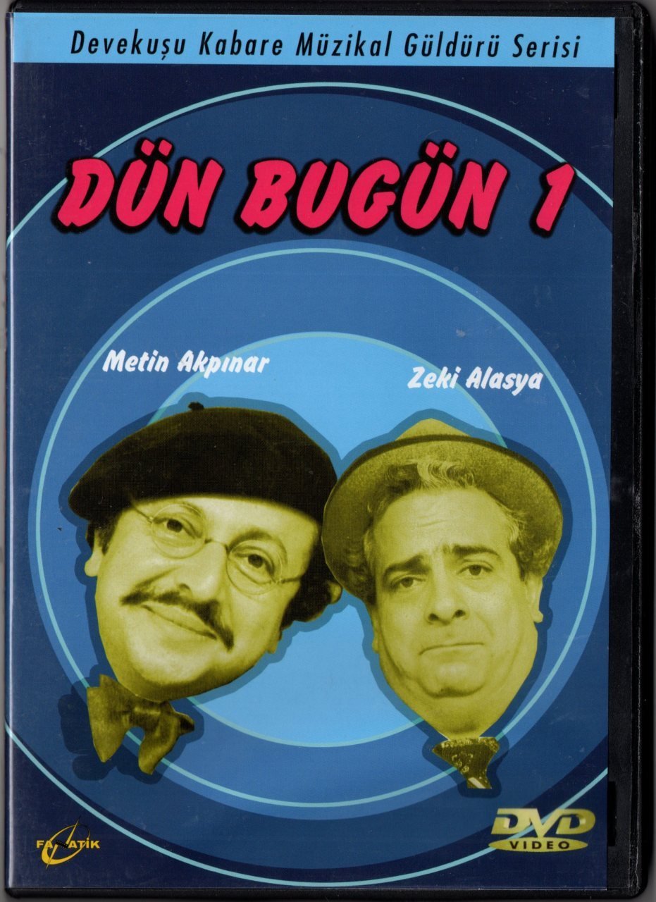 DÜN BUGÜN 1 DEVEKUŞU KABARE - ZEKİ ALASYA - METİN AKPINAR - DVD 2.EL