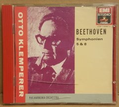 BEETHOVEN - SYMPHONY NO 5 & NO 8 / OTTO KLEMPERER (1990) - CD 2.EL