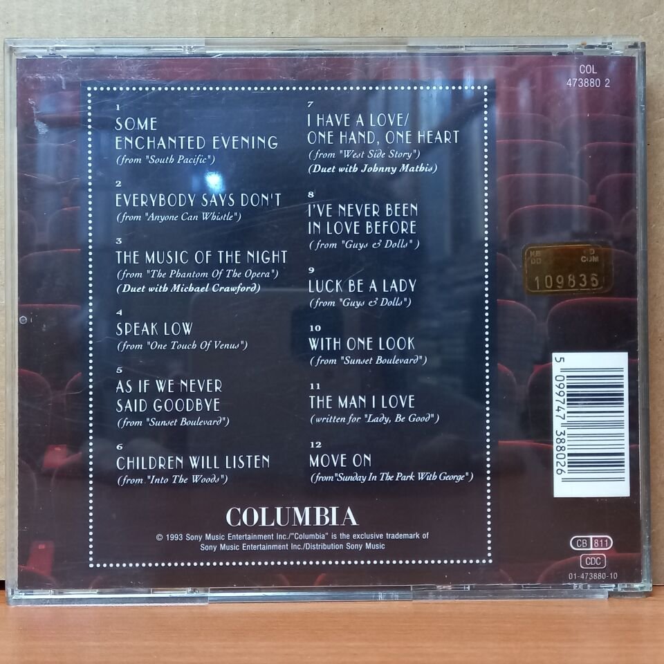 BARBRA STREISAND - BACK TO BROADWAY (1993) - CD 2.EL
