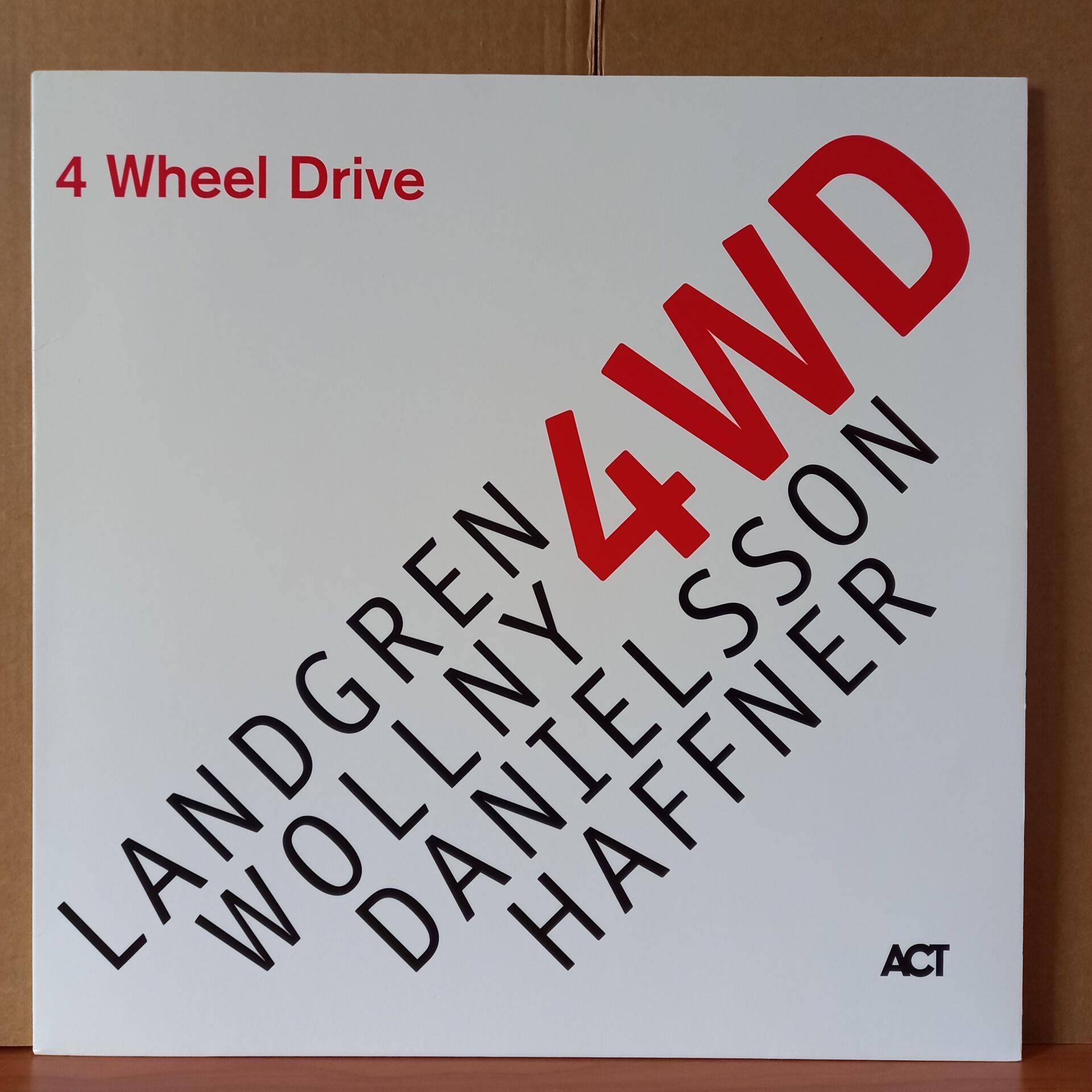 NILS LANDGREN, MICHAEL WOLLNY, LARS DANIELSSON, WOLFGANG HAFFNER – 4 WHEEL DRIVE (2019) - LP 2.EL PLAK