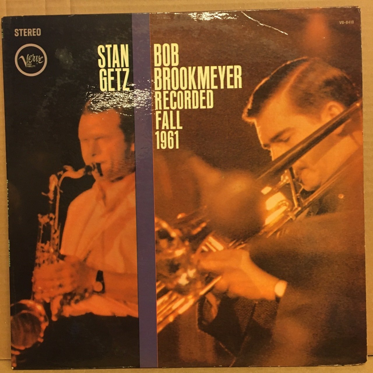 STAN GETZ & BOB BROOKMEYER - RECORDEDD FALL 1961 2.EL PLAK