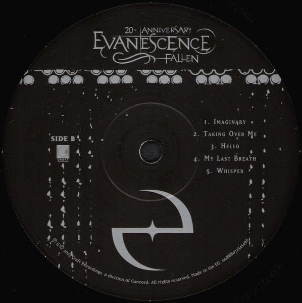 EVANESCENCE - FALLEN (2003) - 2LP 20th ANNIVERSARY SIFIR PLAK