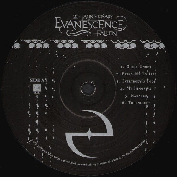 EVANESCENCE - FALLEN (2003) - 2LP 20th ANNIVERSARY SIFIR PLAK