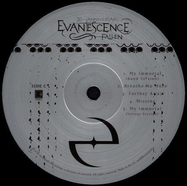 EVANESCENCE - FALLEN (2003) - 2LP 20th ANNIVERSARY SIFIR PLAK