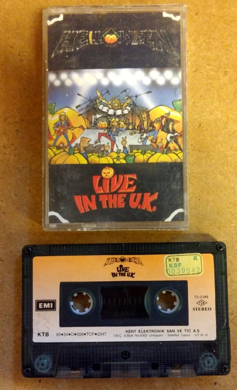 HELLOWEEN - LIVE IN THE U.K. (1989) - KASET 2.EL