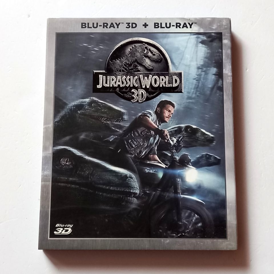 JURASSIC WORLD 3D - CHRIS PRATT, BRYCE DALLAS HOWARD - YÖN.: COLIN TREVORROW - BLU-RAY + BLU-RAY 3D İKİ DİSK SLIPCOVER 2.EL