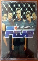 FIVE - INVINCIBLE (1999) BMG CASSETTE MADE IN TURKEY ''NEW''