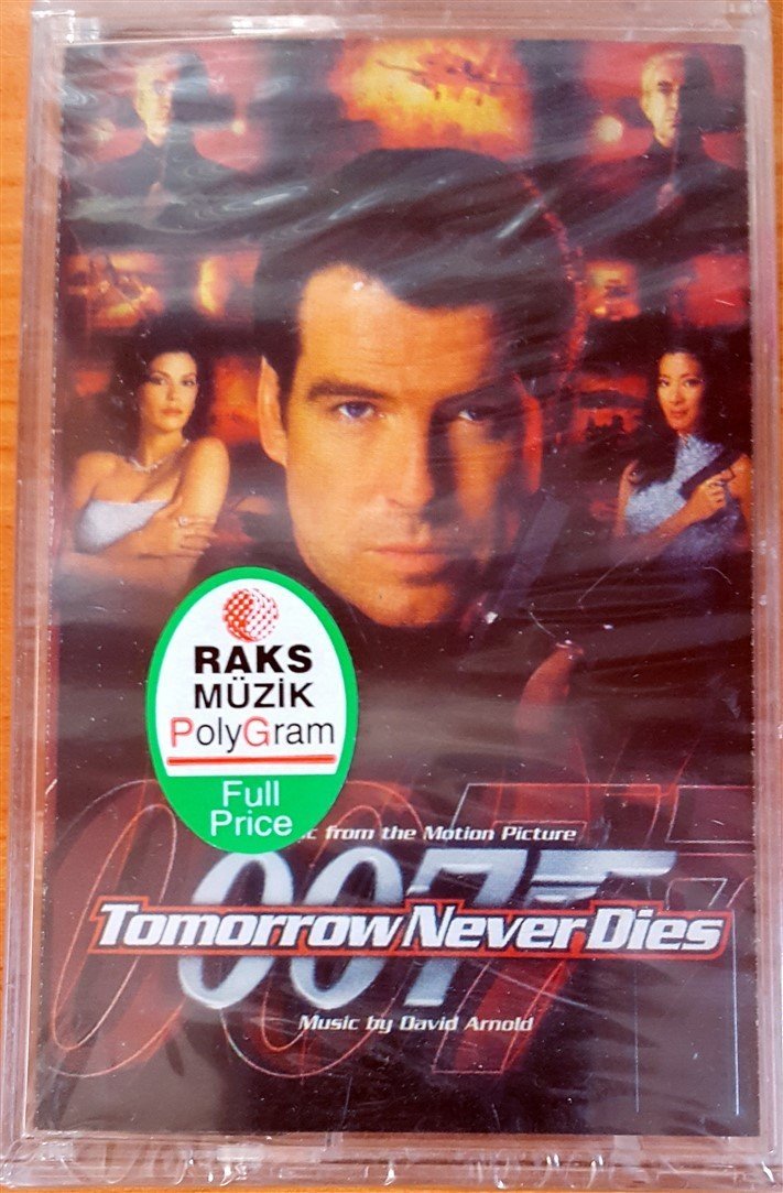 TOMORROW NEVER DIES - JAMES BOND SOUNDTRACK (1997) RAKS CASSETTE MADE IN TURKEY ''NEW''